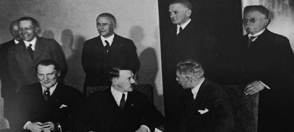 Backdrop of Mein Kampf