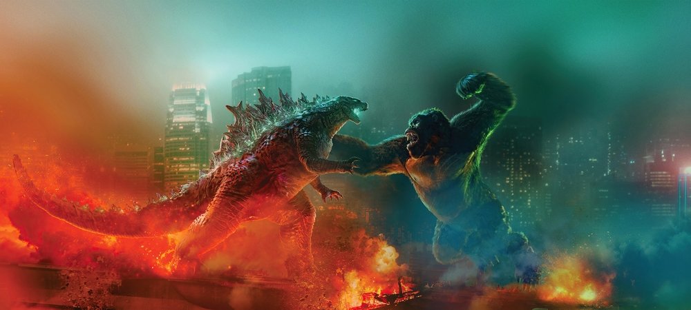 Backdrop of Godzilla vs. Kong