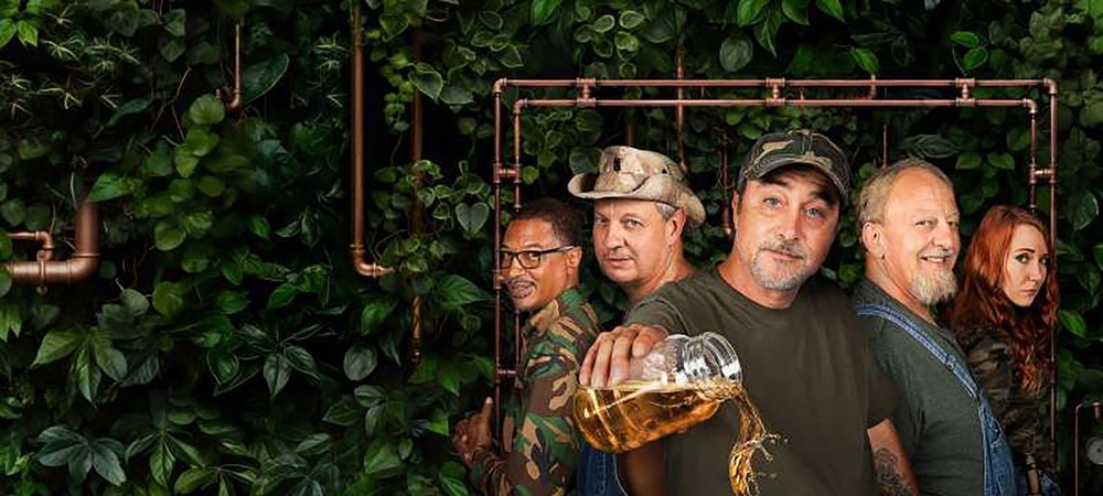 Backdrop of Moonshiners