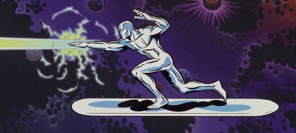 Backdrop of Silver Surfer