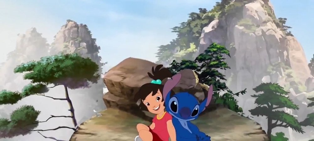 Backdrop of Stitch & Ai