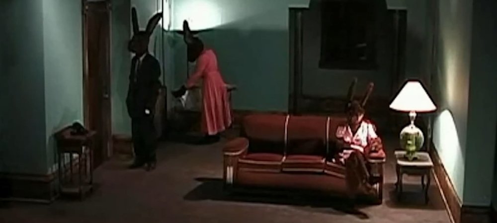 Backdrop of Rabbits