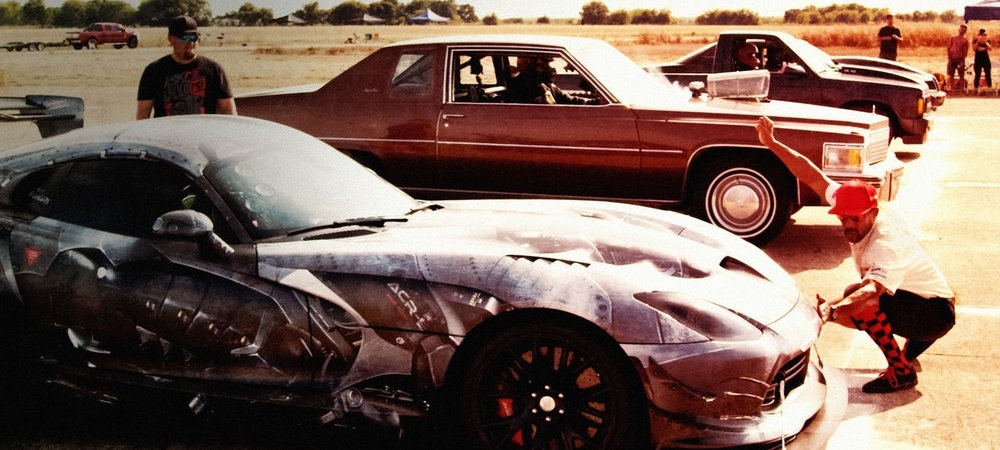 Backdrop of Fastest Car