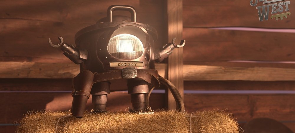 Backdrop of MechWest