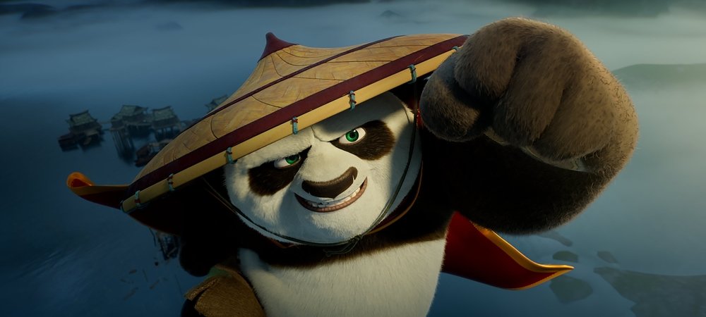 Backdrop of Kung Fu Panda 4