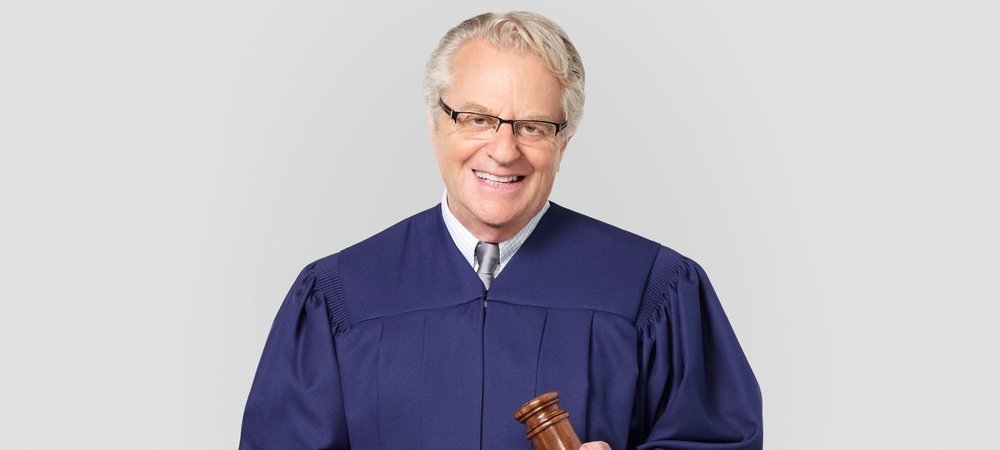 Backdrop of Judge Jerry