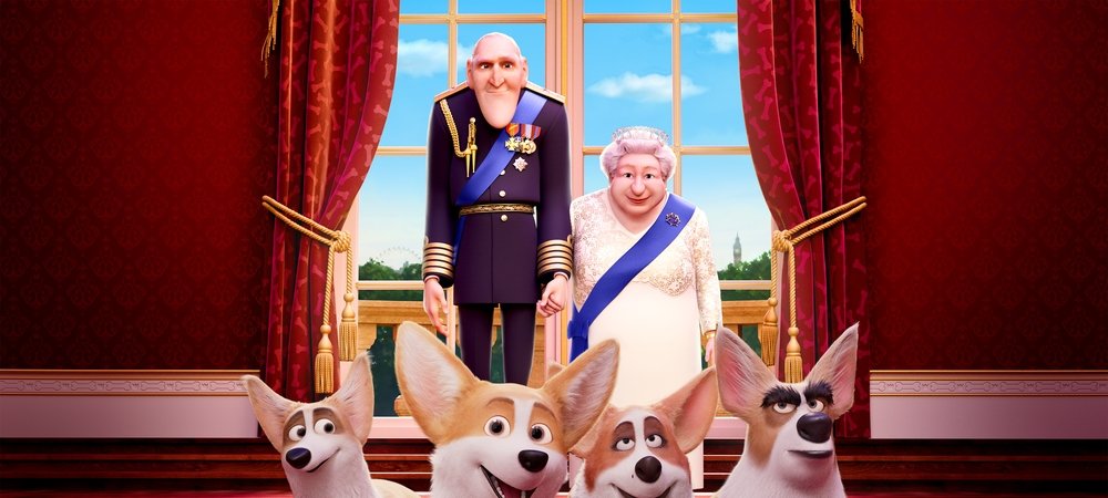 Backdrop of The Queen's Corgi