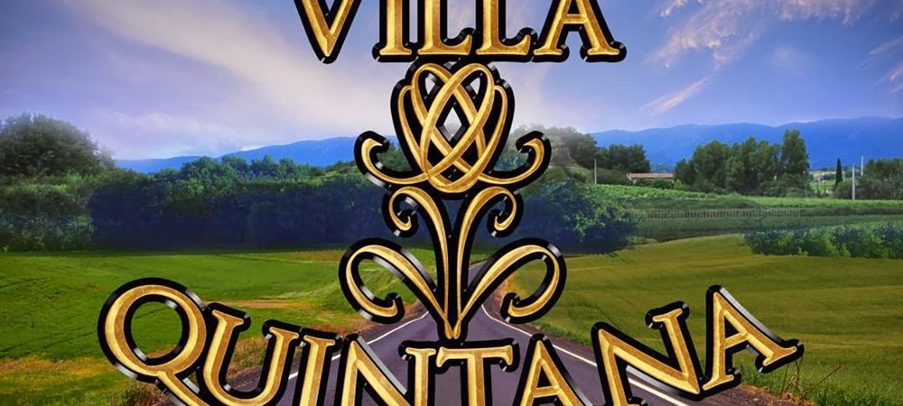 Backdrop of Villa Quintana