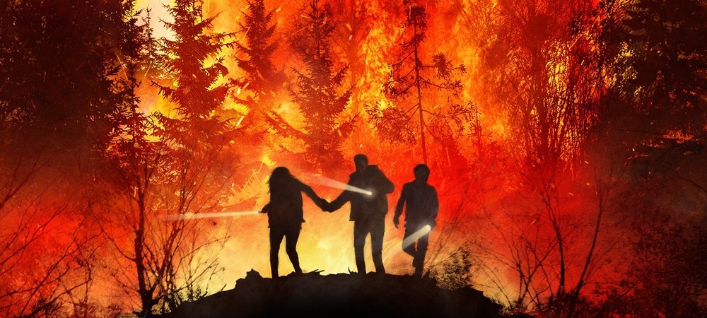 Backdrop of On Fire