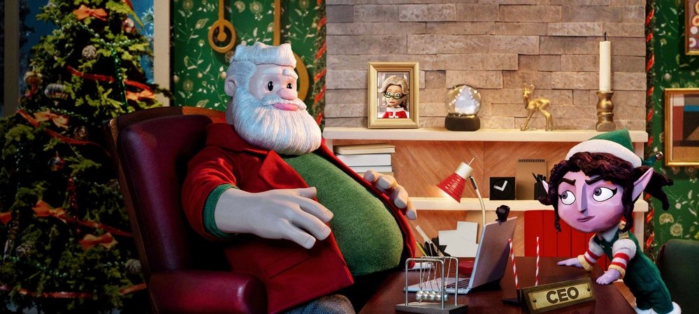 Backdrop of Santa Inc.
