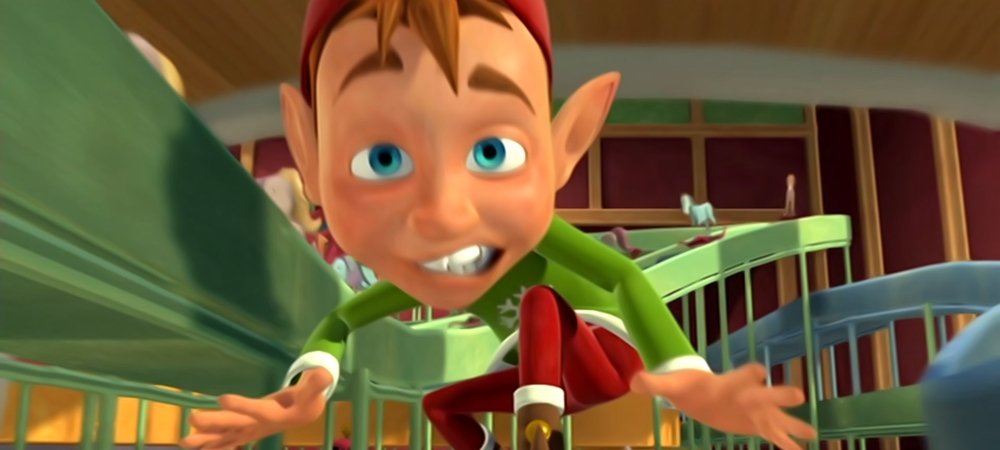 Backdrop of The Happy Elf