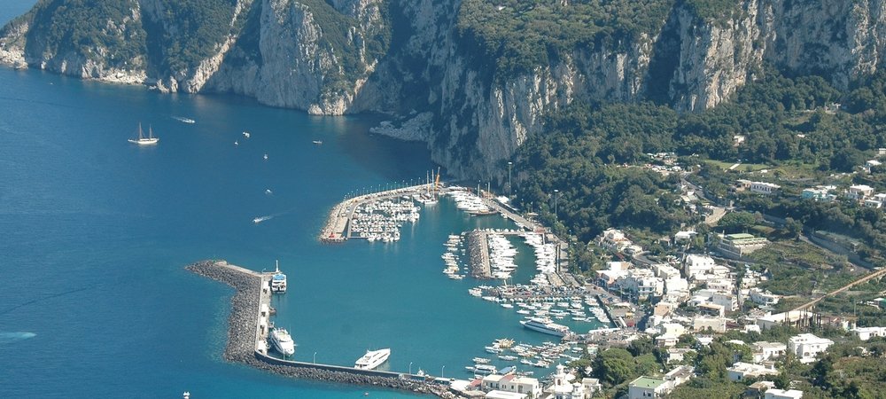 Backdrop of Capri