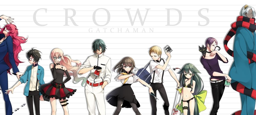 Backdrop of Gatchaman Crowds