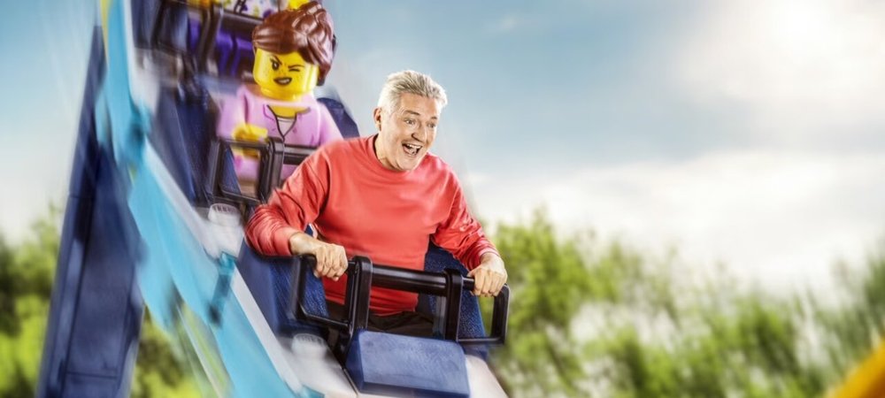 Backdrop of LEGO Masters