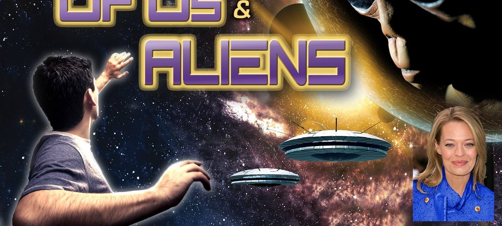 Backdrop of UFOs & Aliens