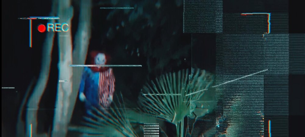 Backdrop of Ouija Clown