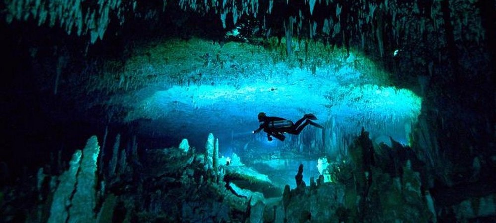 Backdrop of Bahama Blue