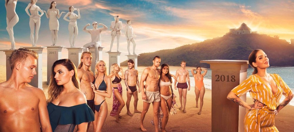 Backdrop of Paradise Hotel