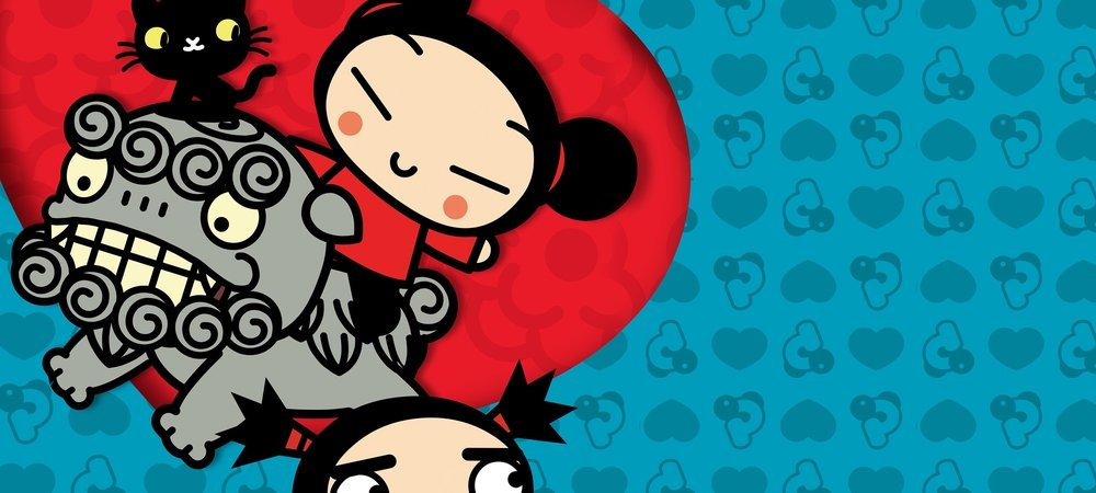 Backdrop of Pucca