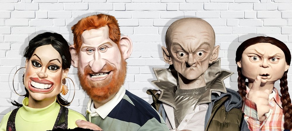 Backdrop of Spitting Image