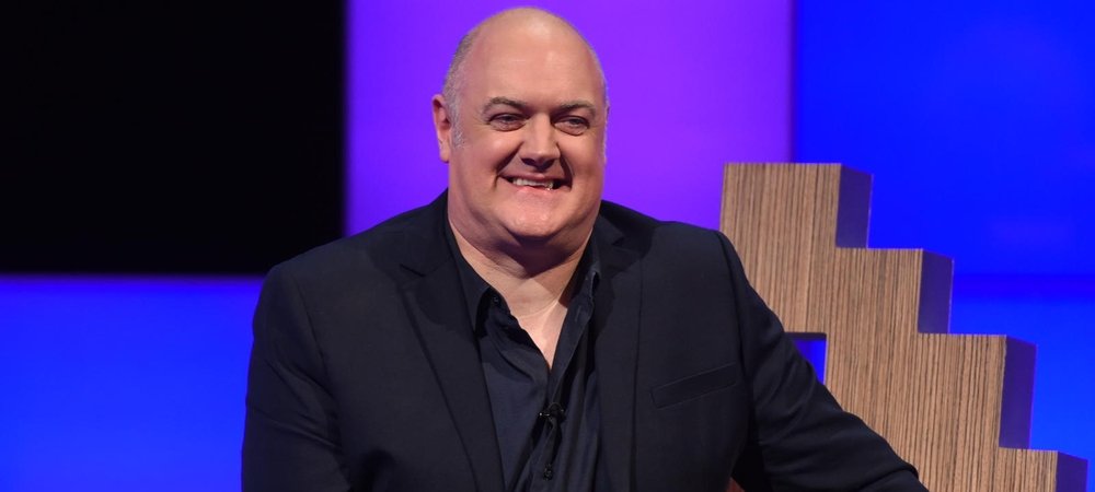 Backdrop of Dara O Briain's Go 8 Bit