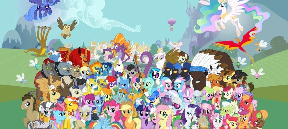 Backdrop of My Little Pony: Friendship Is Magic
