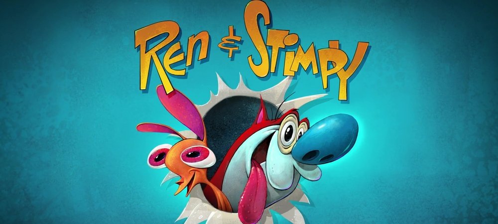 Backdrop of Ren & Stimpy
