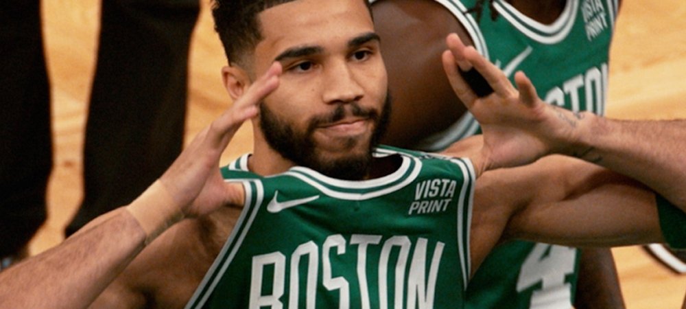 Backdrop of Celtics City