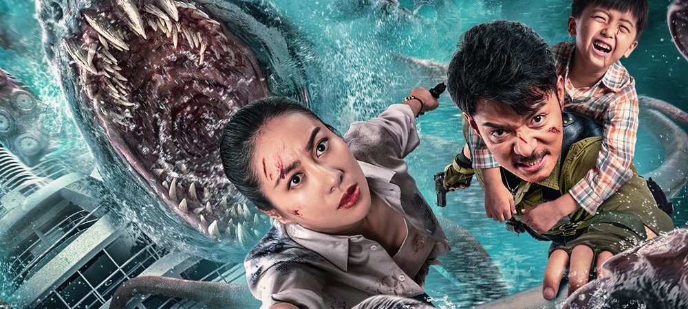 Backdrop of Sharktopus