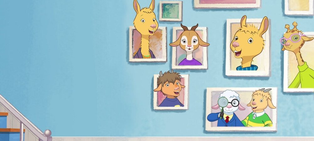 Backdrop of Llama Llama