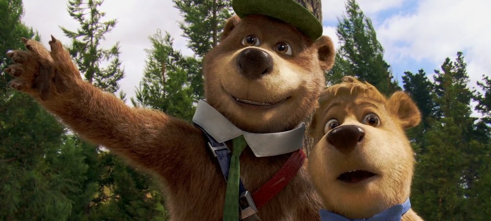 Backdrop of Yogi Bear