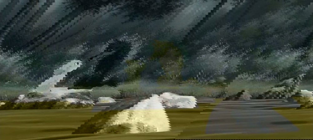 Backdrop of Stormy Night