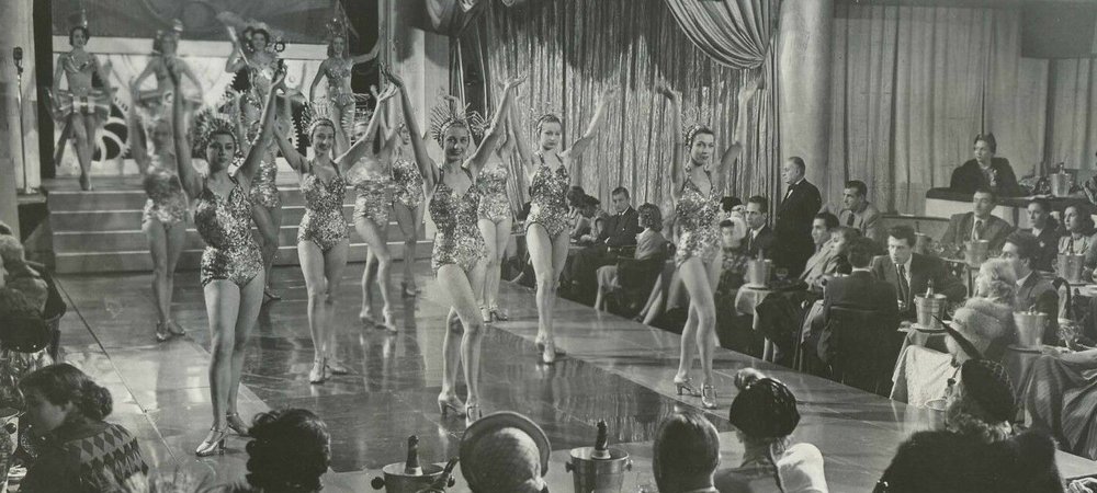 Backdrop of Bal Tabarin