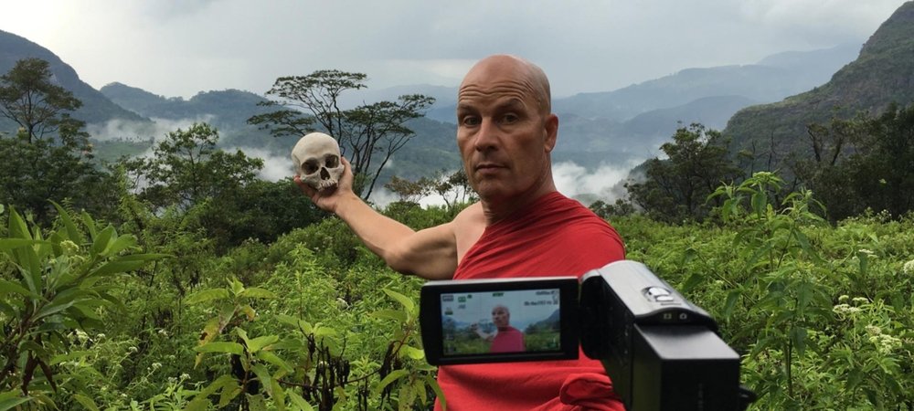 Backdrop of The monk