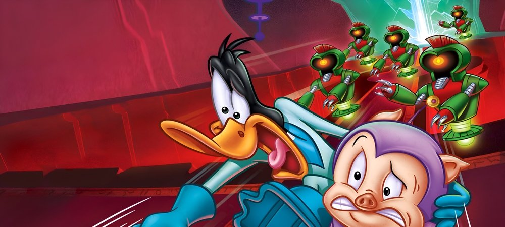 Backdrop of Duck Dodgers