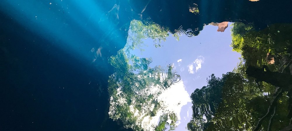 Backdrop of Cenote