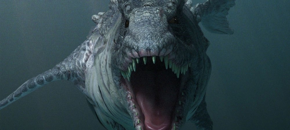 Backdrop of Dinoshark