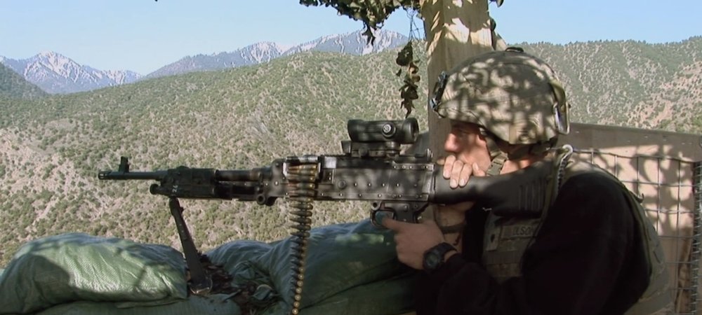 Backdrop of Restrepo