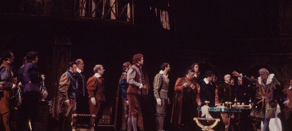 Backdrop of Rigoletto