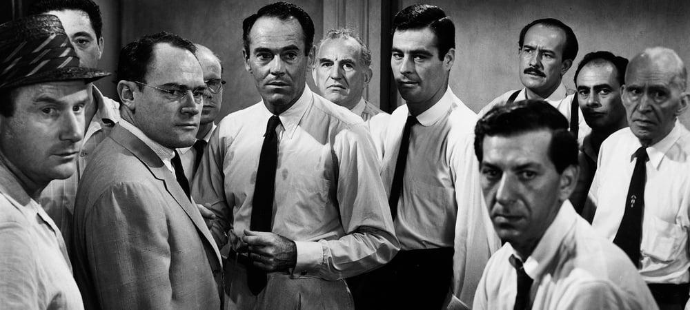 Backdrop of 12 Angry Men