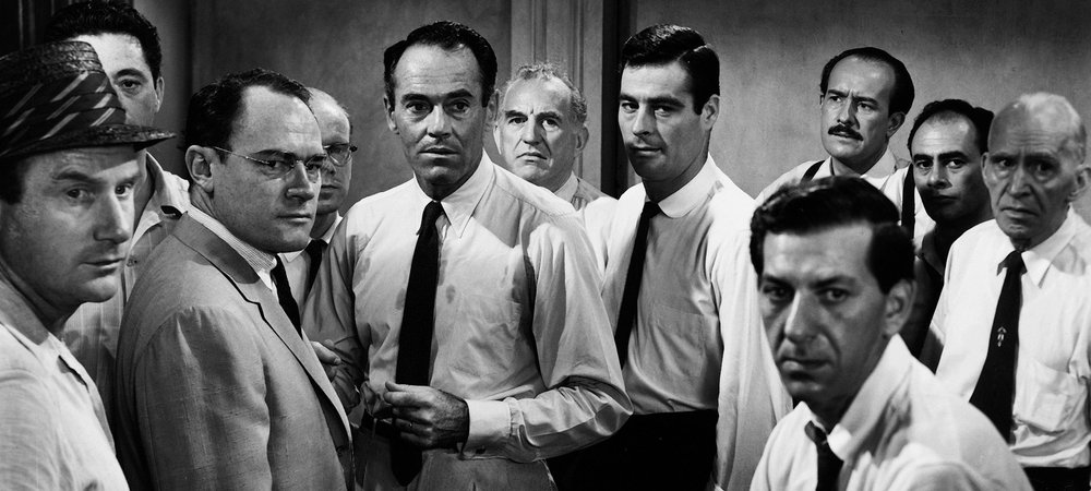 Backdrop of 12 Angry Men