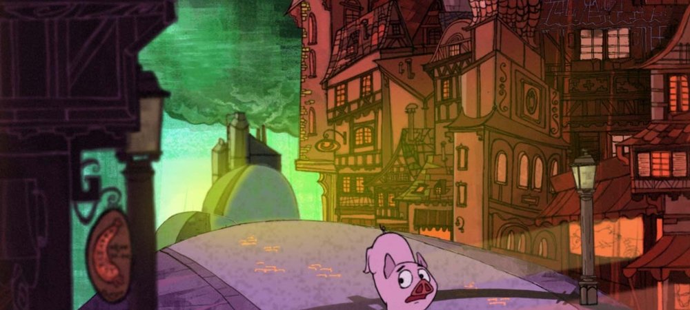 Backdrop of Pig Me