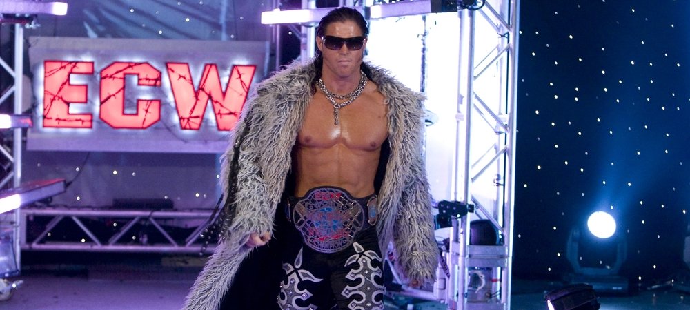 Backdrop of WWE ECW