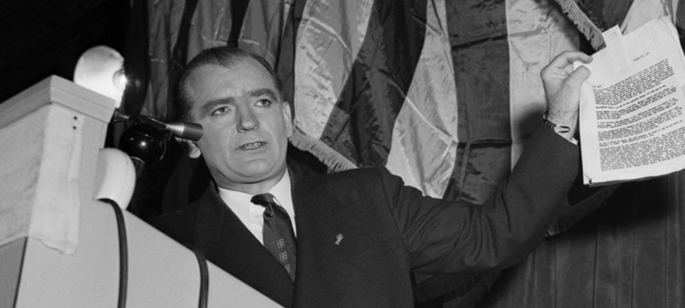 Backdrop of McCarthy