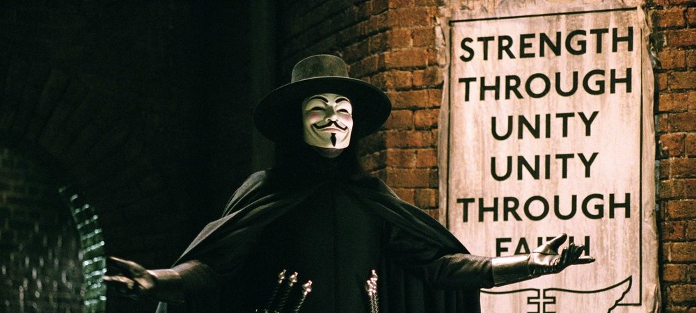 Backdrop of V for Vendetta