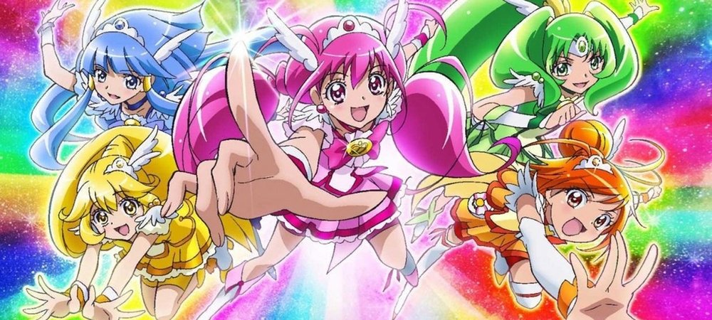 Backdrop of Glitter Force