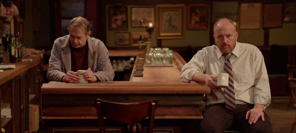 Backdrop of Horace and Pete