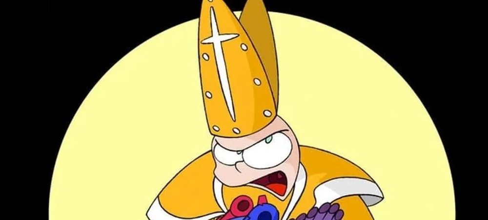 Backdrop of Popetown