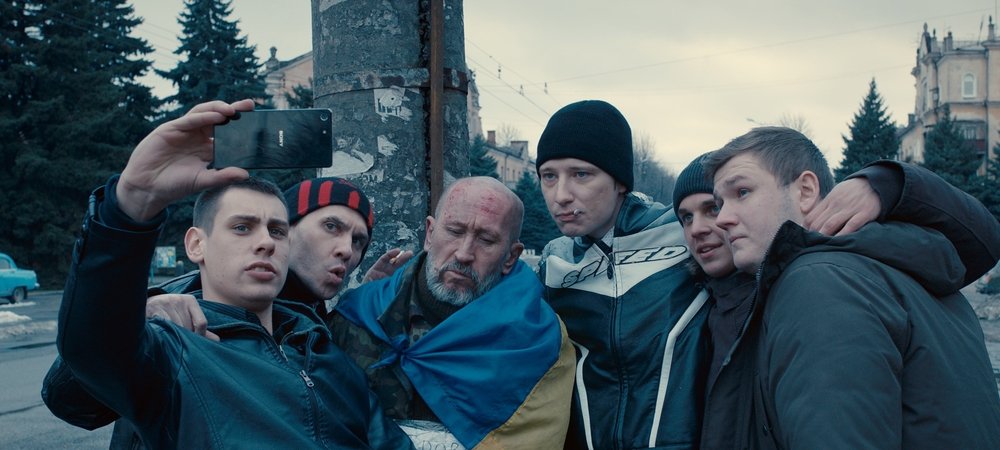 Backdrop of Donbass