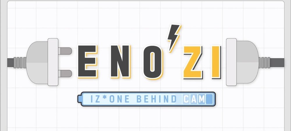 Backdrop of IZ*ONE